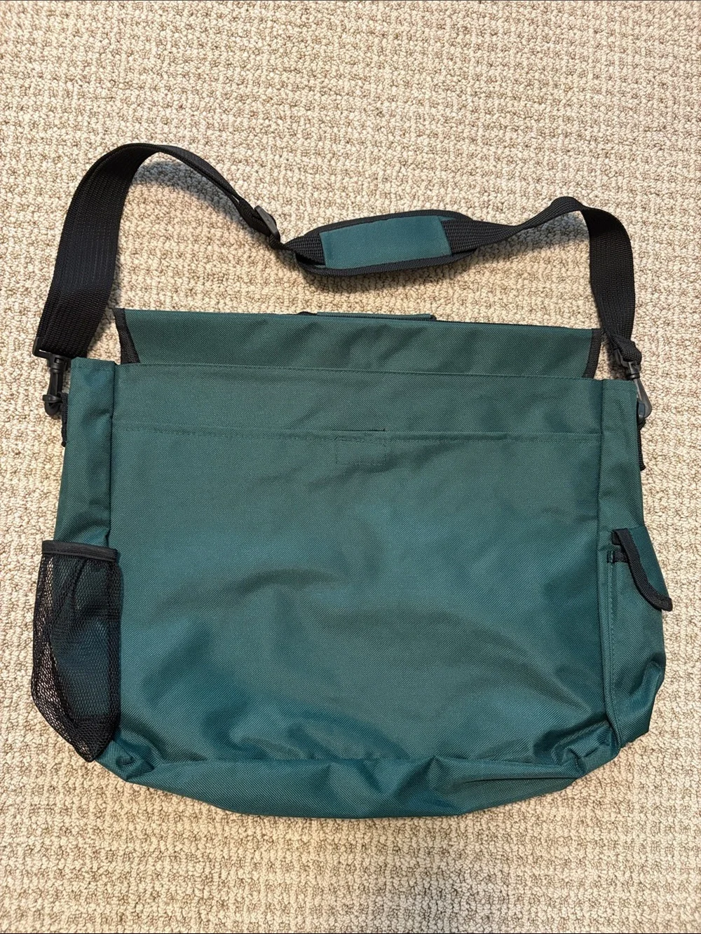 Green Messenger Bag by 4Imprint, U Penn logo